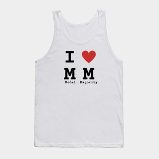 I Love Model Majority Tank Top